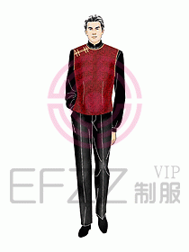 中餐服務(wù)員制服328