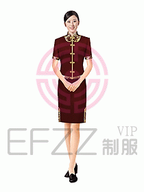 中餐服務(wù)員制服373