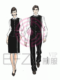 中餐服務(wù)員制服412