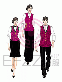 中餐服務(wù)員制服438