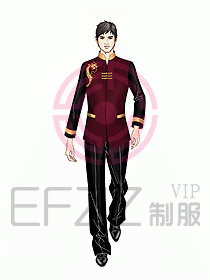 中餐服務(wù)員制服495