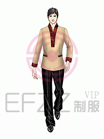 中餐服務(wù)員制服540