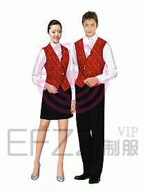 中餐服務(wù)員制服671