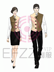 中餐服務(wù)員制服687