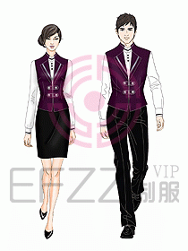 中餐服務(wù)員制服689