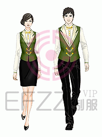 中餐服務(wù)員制服691