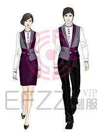 中餐服務(wù)員制服696