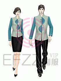 中餐服務(wù)員制服701