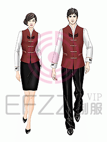 中餐服務(wù)員制服720