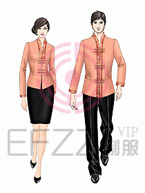 中餐服務(wù)員制服722