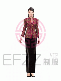 中餐迎賓制服038