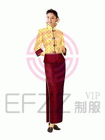 中餐迎賓制服156