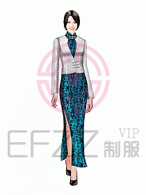 中餐迎賓制服201