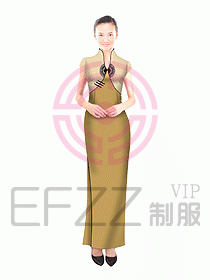 中餐迎賓制服256