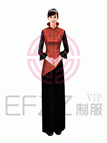 中餐迎賓制服332