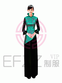 中餐迎賓制服337
