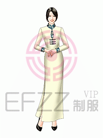 中餐迎賓制服342