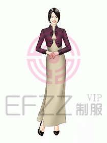 中餐迎賓制服357