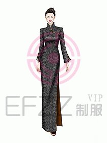 中餐迎賓服裝404