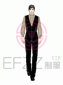 中餐傳菜服務(wù)員制服052