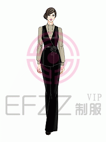 中餐傳菜服務(wù)員制服057