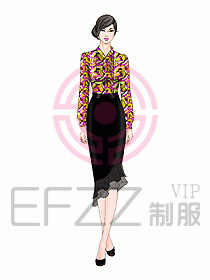 中餐迎賓制服420