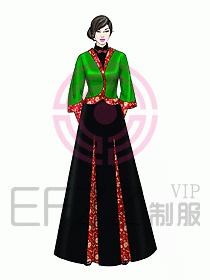 中餐迎賓制服418