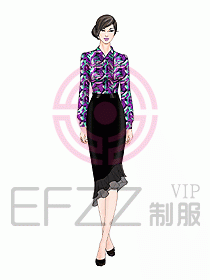 中餐迎賓制服421