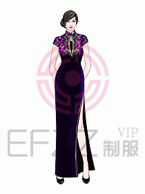 中餐迎賓制服426