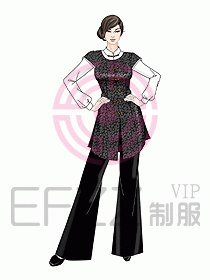 中餐服務(wù)員制服793