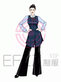 中餐服務(wù)員制服800