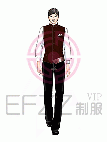 中餐服務(wù)員制服834