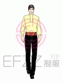 中餐服務(wù)員制服839