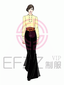 中餐服務(wù)員制服843