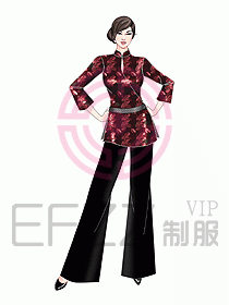 中餐服務(wù)員制服893