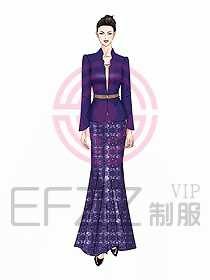 酒店中餐迎賓制服設(shè)計(jì)429