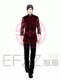 酒店中餐服務(wù)員制服設(shè)計908