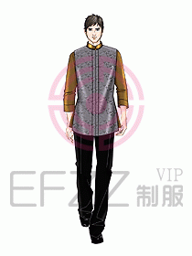 酒店中餐服務(wù)員制服設(shè)計924