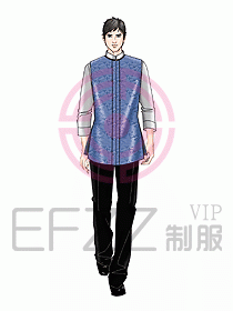 酒店中餐服務(wù)員制服設(shè)計926