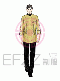 酒店中餐服務(wù)員制服設(shè)計(jì)932