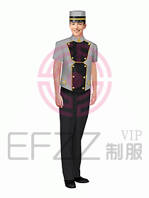 門童服裝設(shè)計圖401