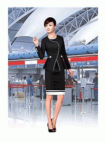 空姐服裝設(shè)計(jì)圖310