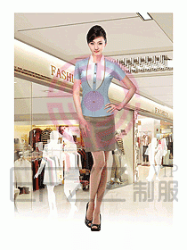 專賣店?duì)I業(yè)員服裝635