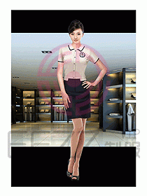 專賣店營業(yè)員服裝636