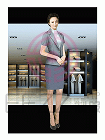 營業(yè)員制服674