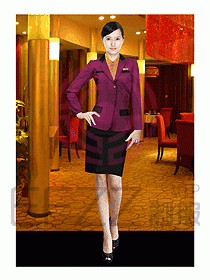 酒店前廳總臺(tái)制服321