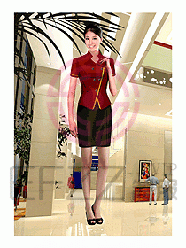 酒店前廳總臺制服363