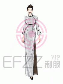 酒店制服中餐迎賓453