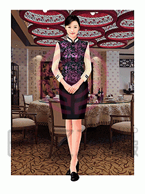 酒店中餐服務(wù)員制服945