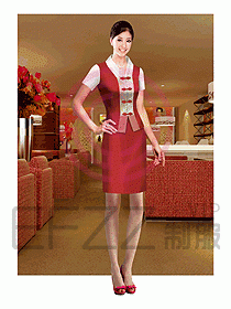 酒店中餐服務(wù)員制服950